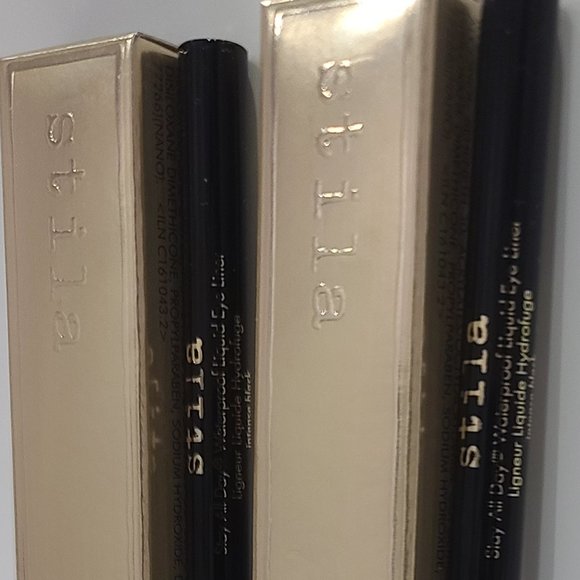 NIB's ✅ 2 x STILA #INTENSE BLACK STAY ALL DAY WATERPROOF LIQUID EYELINERS✨NIB'S - Picture 5 of 8